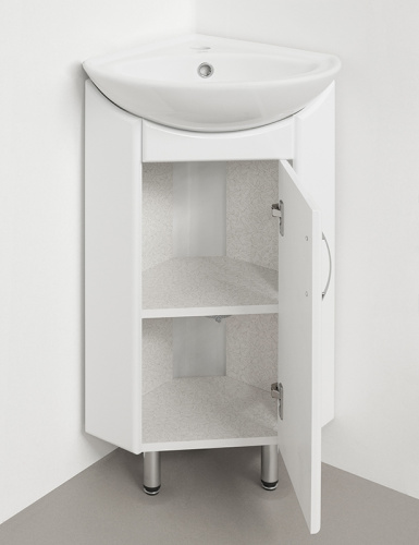 Тумба под раковину Style Line Веер 30 Белый глянец (без раковины)