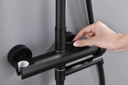 Душевая система Ganzer GZ19162-C, черный