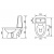 Унитаз компакт Оскольская Керамика Леда Люкс 45901130051 с бачком и сиденьем