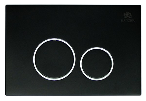 Кнопка смыва для инсталляции механическая Ganzer GZ2751-C, черный