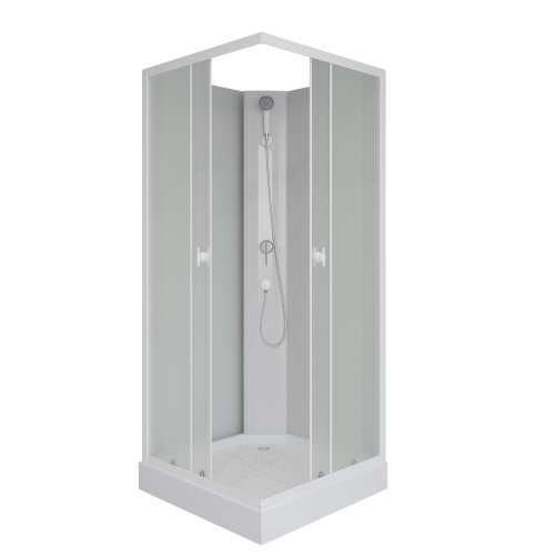 Душевая кабина Niagara Promo P90/13Q/MT/BK (900х900х2000) 3 места