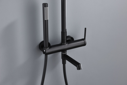 Душевая система Ganzer GZ19162-C, черный