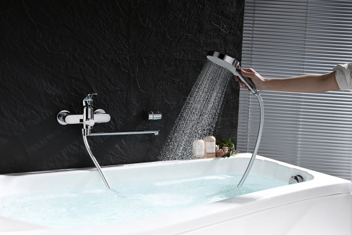 Смеситель однорычажный для ванны и душа Ganzer GZ06141 хром