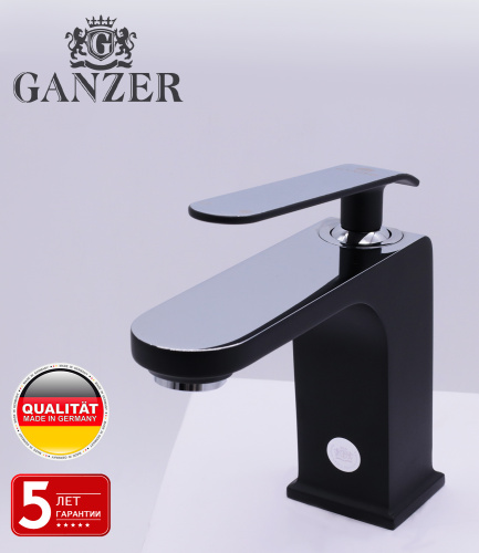 Смеситель для раковины Ganzer GZ26011C, черный