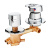 Душевая кабина RIVER NARA LIGHT Б/К XL  80/24 MT