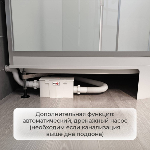Душевая кабина EM5080NT без крыши прозрачная
