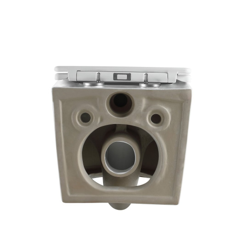 Унитаз подвесной Grossman Thin Rim GR-5604SQ (520х360х355) тонкий ободок, белый с тонкой крышкой, микролифт, смыв торнадо