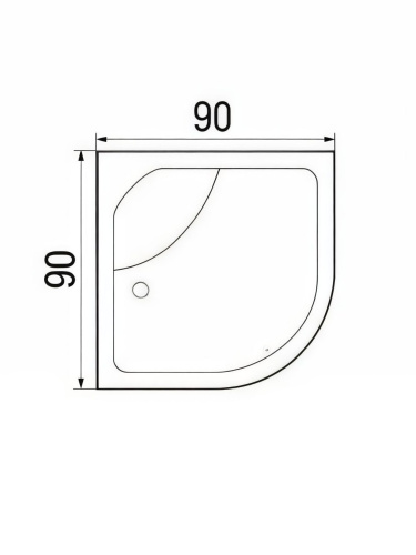 Душевая кабина River NARA LIGHT 90/44 MT