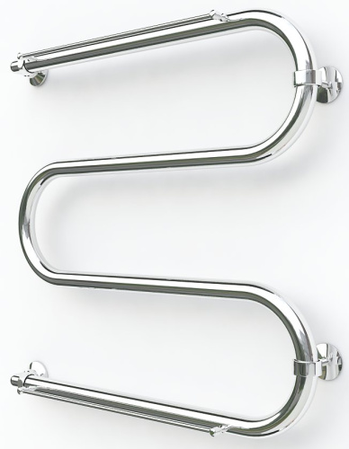 Полотенцесушитель водяной м-образный с полкой 500х500 мм Ganzer М-1*50х50 С.П.