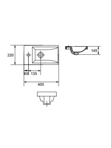 Тумба под раковину Style Line Эко Стандарт 1 Комо 40 Белый глянец