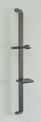 Стойка для душа с мыльницей Ganzer GZ30101-Q, графит