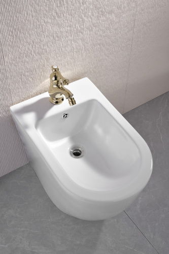 77112-E Смеситель для биде (ЗОЛОТО) "GANZER" (10/1шт)