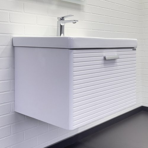 Подвесная тумба-умывальник Comforty Танжер-70П белая матовая с раковиной Comforty 4470