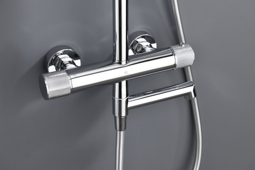 Душевая система Ganzer, с термостатом, хром
