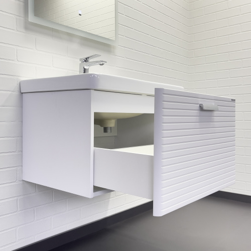 Подвесная тумба-умывальник Comforty Танжер-70П белая матовая с раковиной Comforty 4470