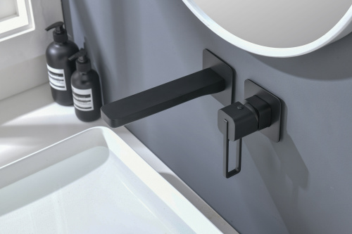 Встроенный смеситель для раковины Ganzer GZ12144-С черный