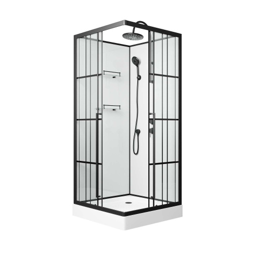 Душевая кабина Niagara Standart ST90/15QR/KL/BKT (900х900х2250) 3 места