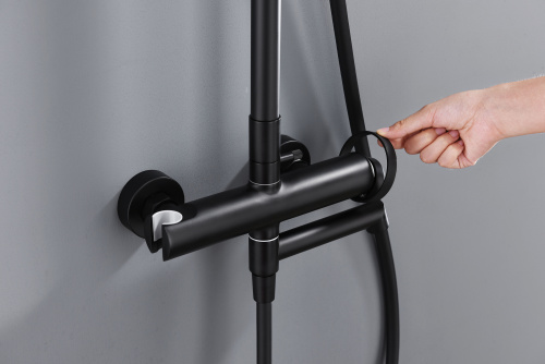 Душевая система Ganzer GZ19162-C, черный