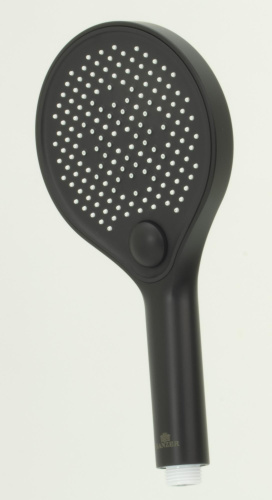 Душевая лейка 3-функциональная кнопка Ganzer черный GZ3307-C