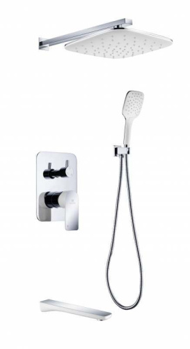 Душевая система Ganzer GZ21065F, белый/хром