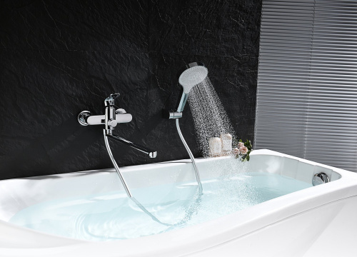 Смеситель однорычажный для ванны и душа Ganzer GZ06141 хром