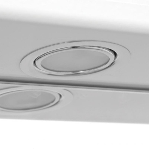 Зеркальный шкаф Style Line Эко стандарт Виола 50 С с подсветкой Белый глянец