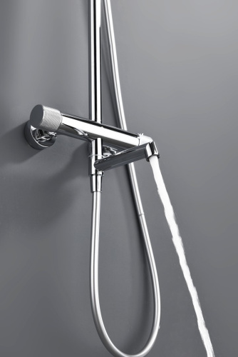 Душевая система Ganzer, с термостатом, хром