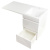 Тумба под раковину Style Line Даллас 100 Люкс Plus подвесная Белая (без раковины)