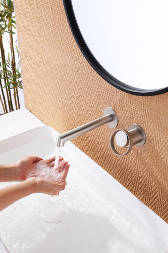 Смеситель для раковины Ganzer GZ19144-G сатин