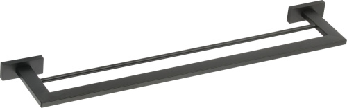 Держатель двойной для полотенца 55 см Ganzer GZ88071-C черный