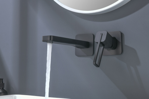 Встроенный смеситель для раковины Ganzer GZ12144-С черный