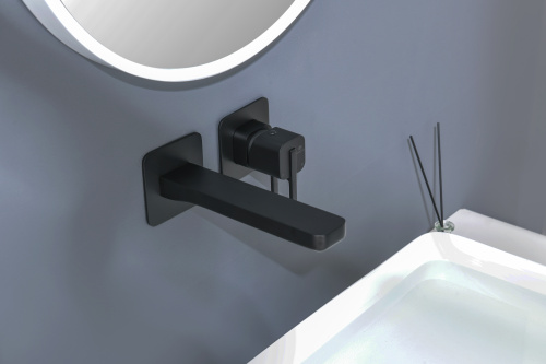 Встроенный смеситель для раковины Ganzer GZ12144-С черный