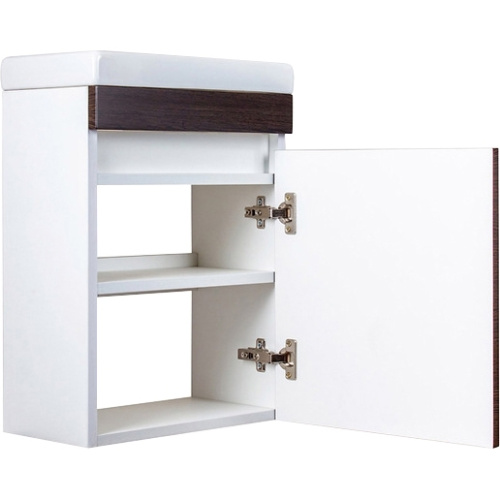 Тумба под раковину Style Line Compact 40 Люкс СС-00000417 подвесная Венге (без раковины)