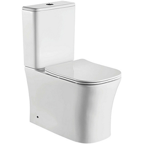 Унитаз компакт CeramaLux 1218A с бачком и сиденьем Микролифт