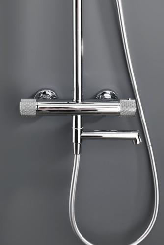 Душевая система Ganzer, с термостатом, хром