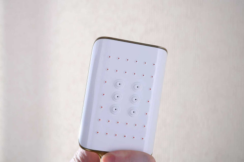 Лейка для душа 1 режимная самоочищающая Ganzer GZ1055-S матовое золото