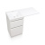 Тумба под раковину Style Line Даллас 110 напольная, люкс белая, PLUS