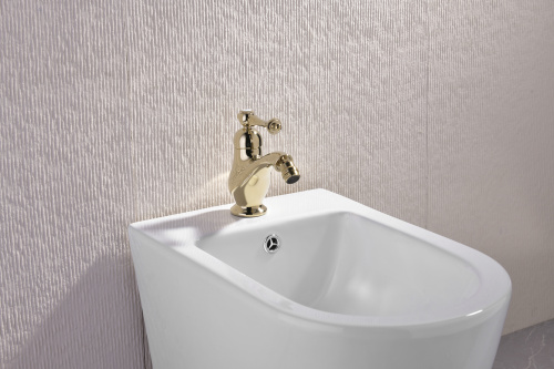 77112-E Смеситель для биде (ЗОЛОТО) "GANZER" (10/1шт)