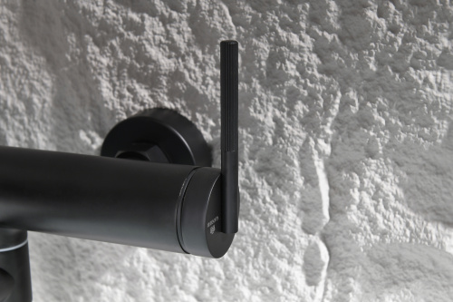 Смеситель однорычажный для ванны с душем из латуни Ganzer GZ19132-C черный