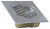 Трап угловой с обратным клапаном 150x150 мм Ganzer T004, хром