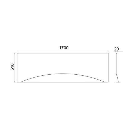 Экран к ванне Triton Gamma/Стандарт/Нерея/Ультра/Рига/Европа 170