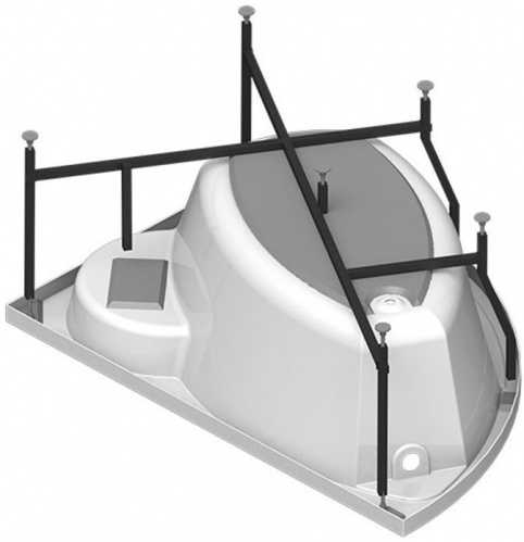 Акриловая ванна Radomir Vannesa Алари 168x120 L 2-01-0-1-1-218 Белая без гидромассажа