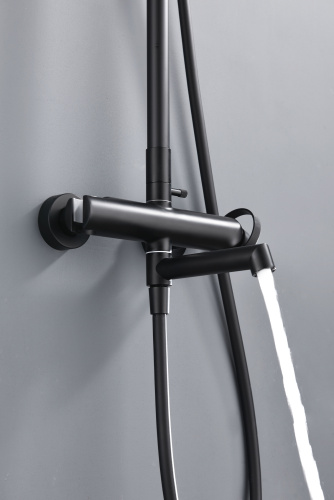 Душевая система Ganzer GZ19162-C, черный