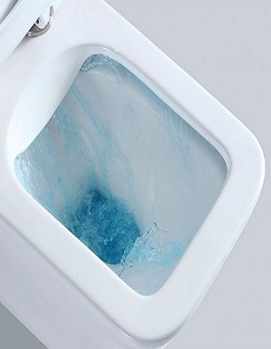 Унитаз компакт CeramaLux 1218A с бачком и сиденьем Микролифт