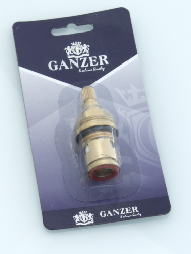 Керамическая кран-букса 1/2" 24 шлицов Ganzer GZ024