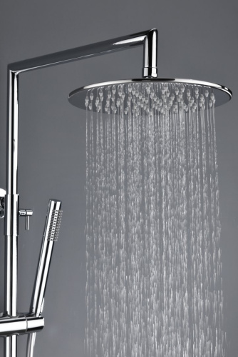 Душевая система Ganzer, с термостатом, хром