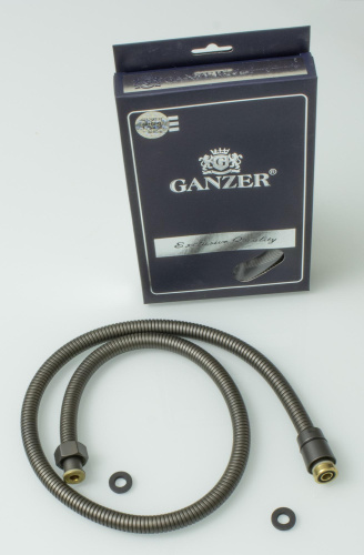 Шланг для биде 100 см Ganzer GZ60100-Q, графит