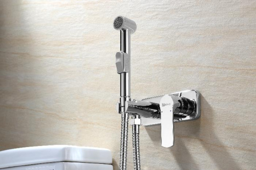 Смеситель Lemark Plus Grace LM1519C с гигиеническим душем встраиваемый