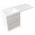 Тумба под раковину Style Line Даллас 110 Люкс Plus подвесная Белая Тумба под раковину Style Line Даллас 110 Люкс Plus подвесная Белая