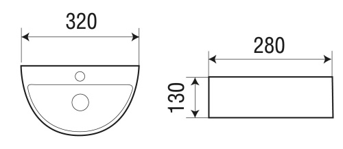 Раковина WeltWasser Aisbach 5062 32 10000004597 Белый глянец